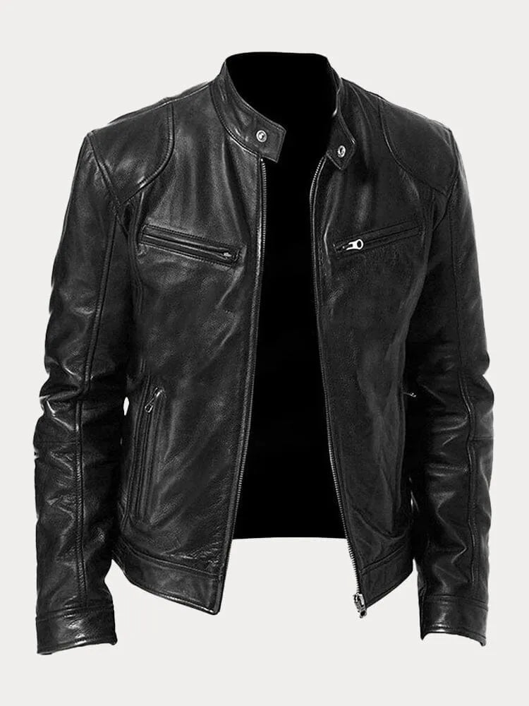 Men's Jacket with Lining, Pockets, and Adjustable Cuffs – Casual and Everyday Jacket