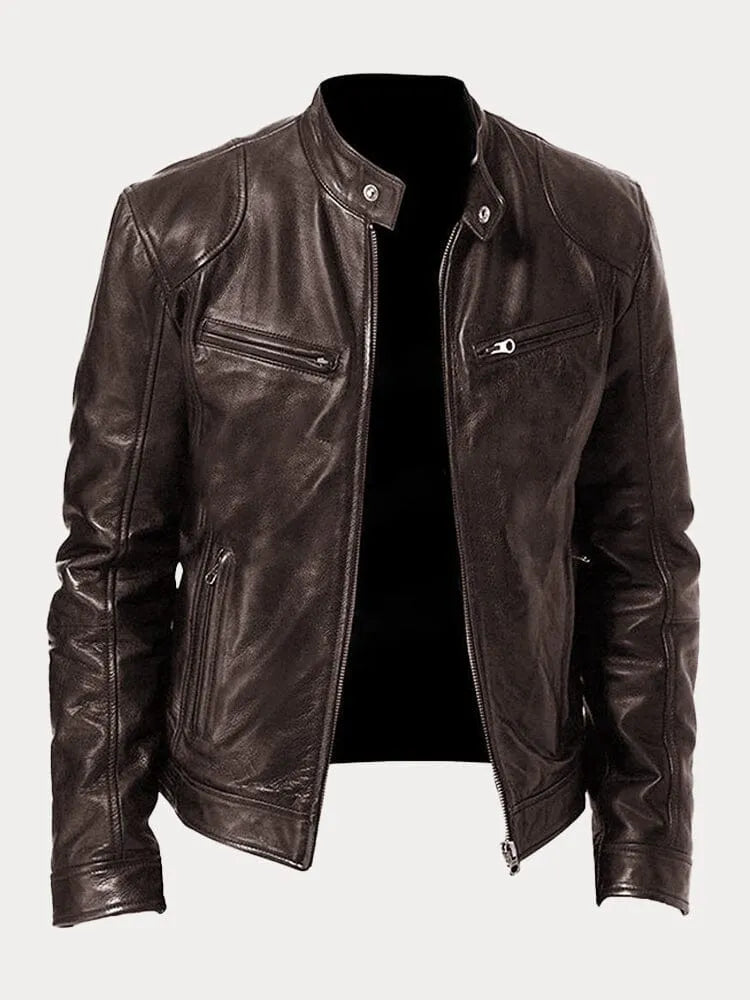 Men's Jacket with Lining, Pockets, and Adjustable Cuffs – Casual and Everyday Jacket