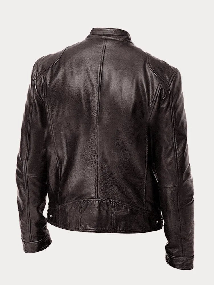 Men's Jacket with Lining, Pockets, and Adjustable Cuffs – Casual and Everyday Jacket