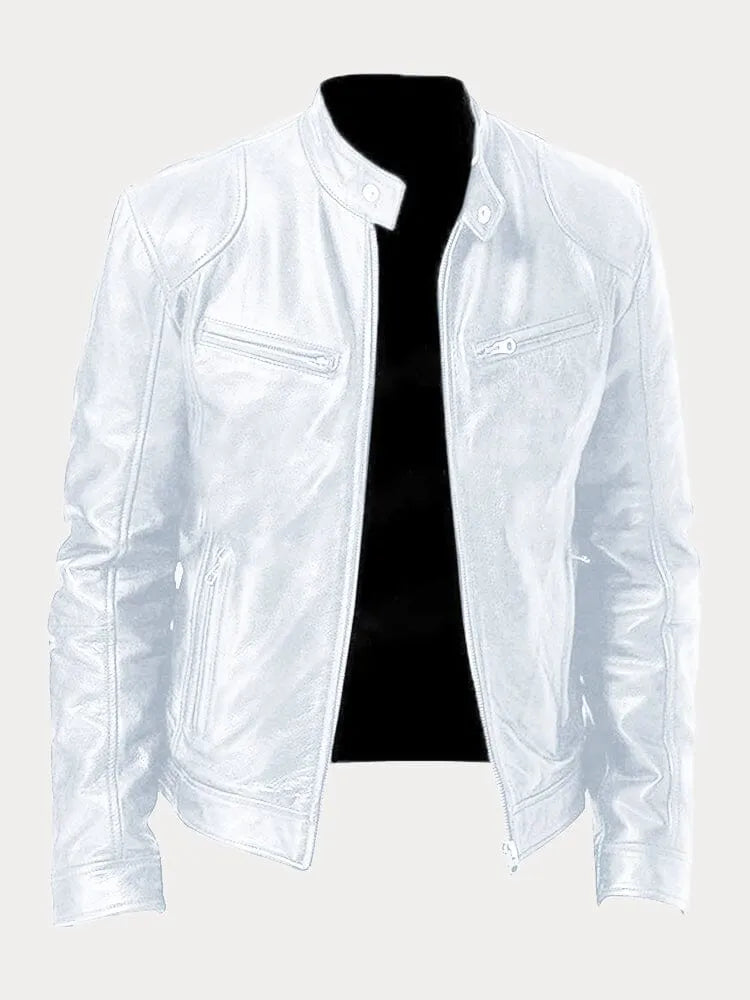 Men's Jacket with Lining, Pockets, and Adjustable Cuffs – Casual and Everyday Jacket