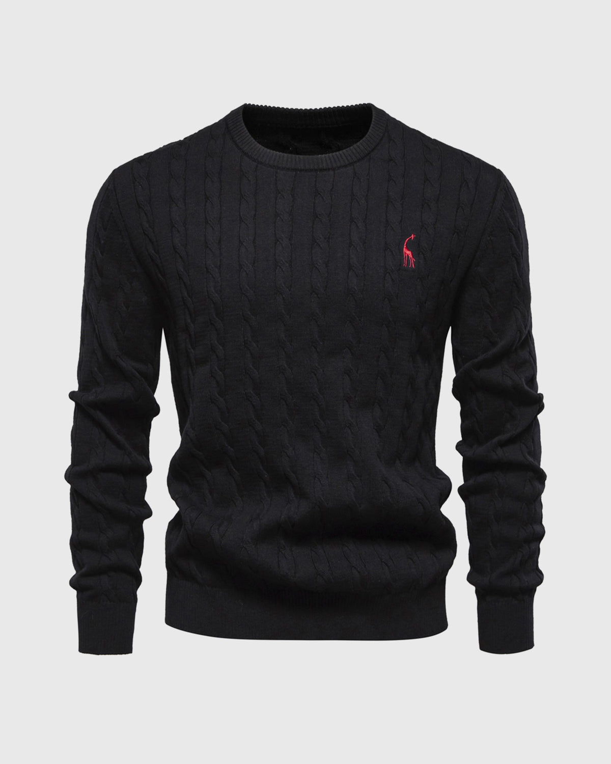 Men's Modern Cable-Knit Sweater