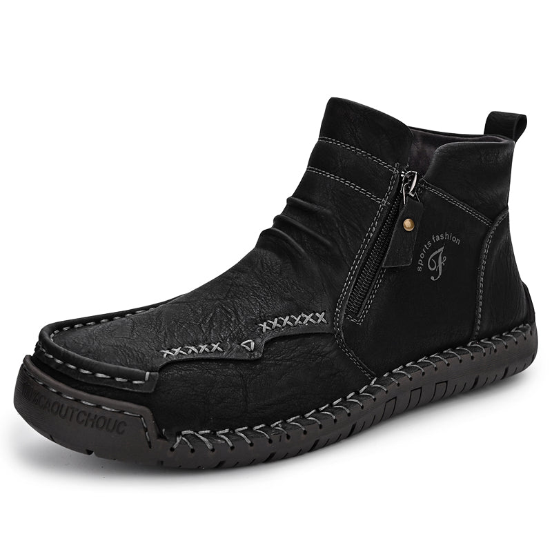 Men's Orthopedic Outdoor Zipper Boots