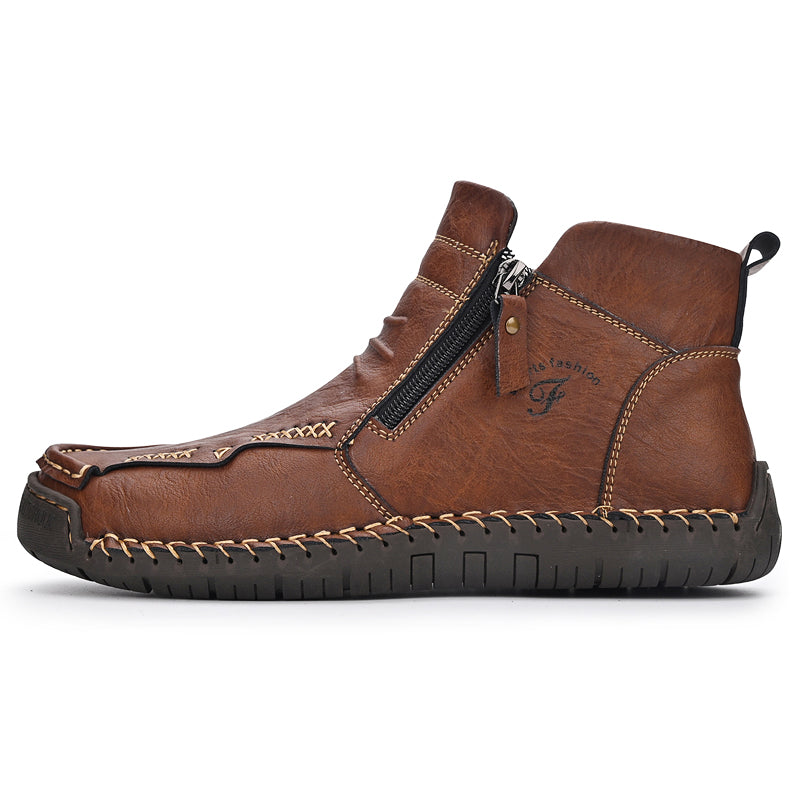 Men's Orthopedic Outdoor Zipper Boots