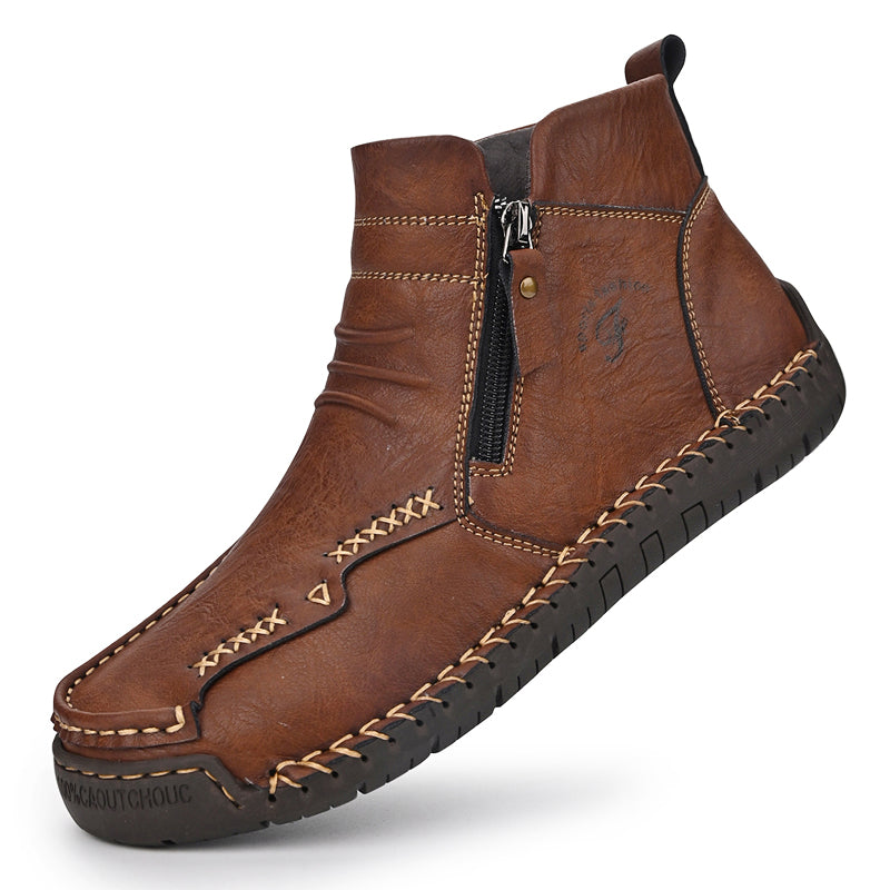 Men's Orthopedic Outdoor Zipper Boots