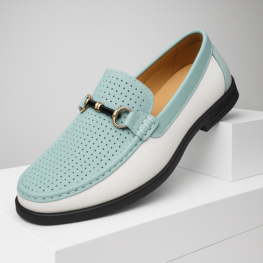 Men's Perforated Bit Loafers