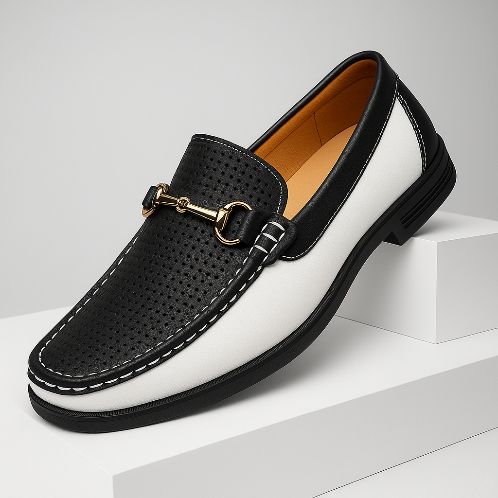 Men's Perforated Bit Loafers