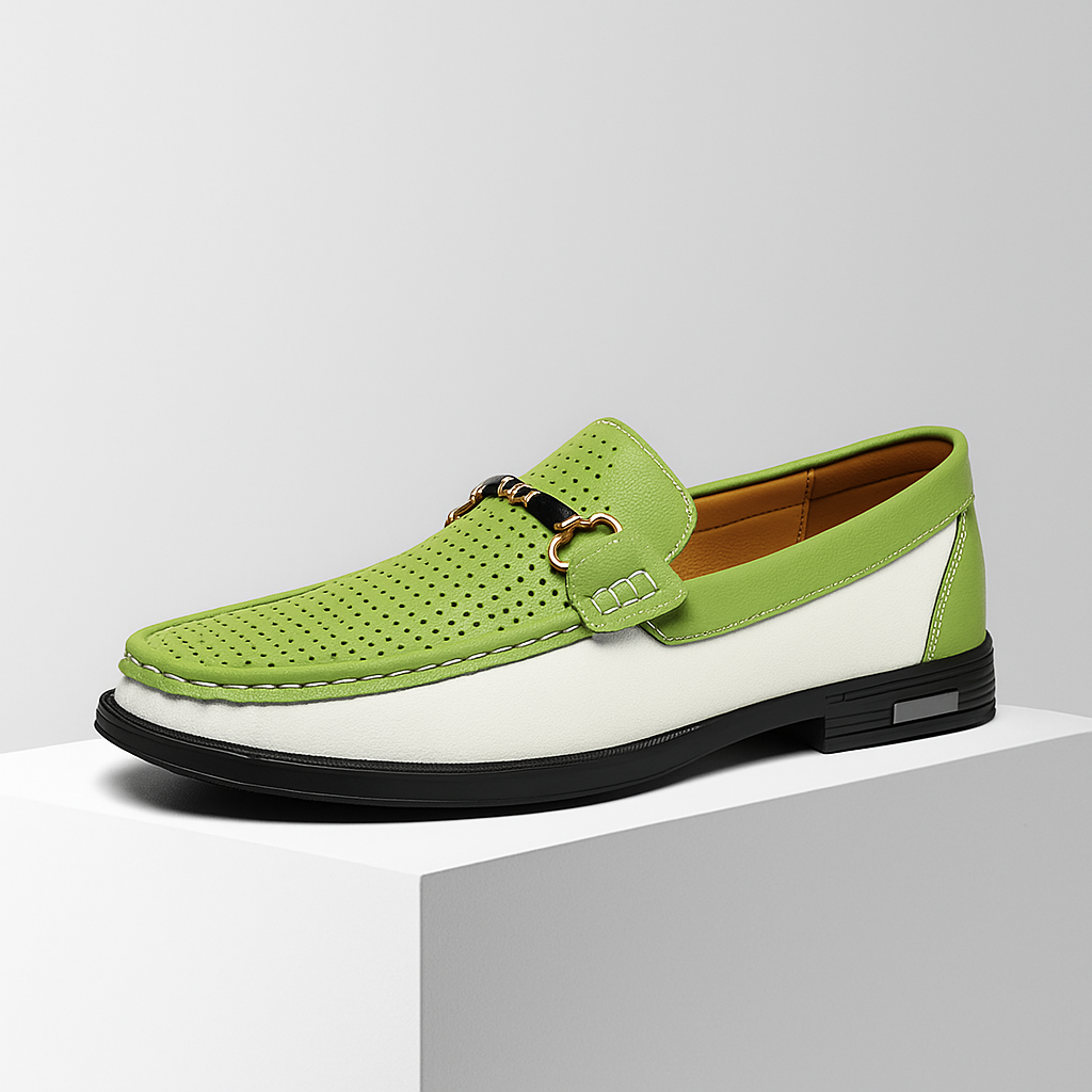 Men's Perforated Bit Loafers