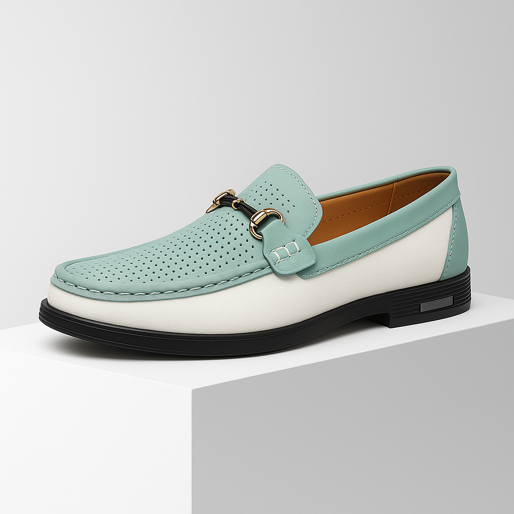 Men's Perforated Bit Loafers