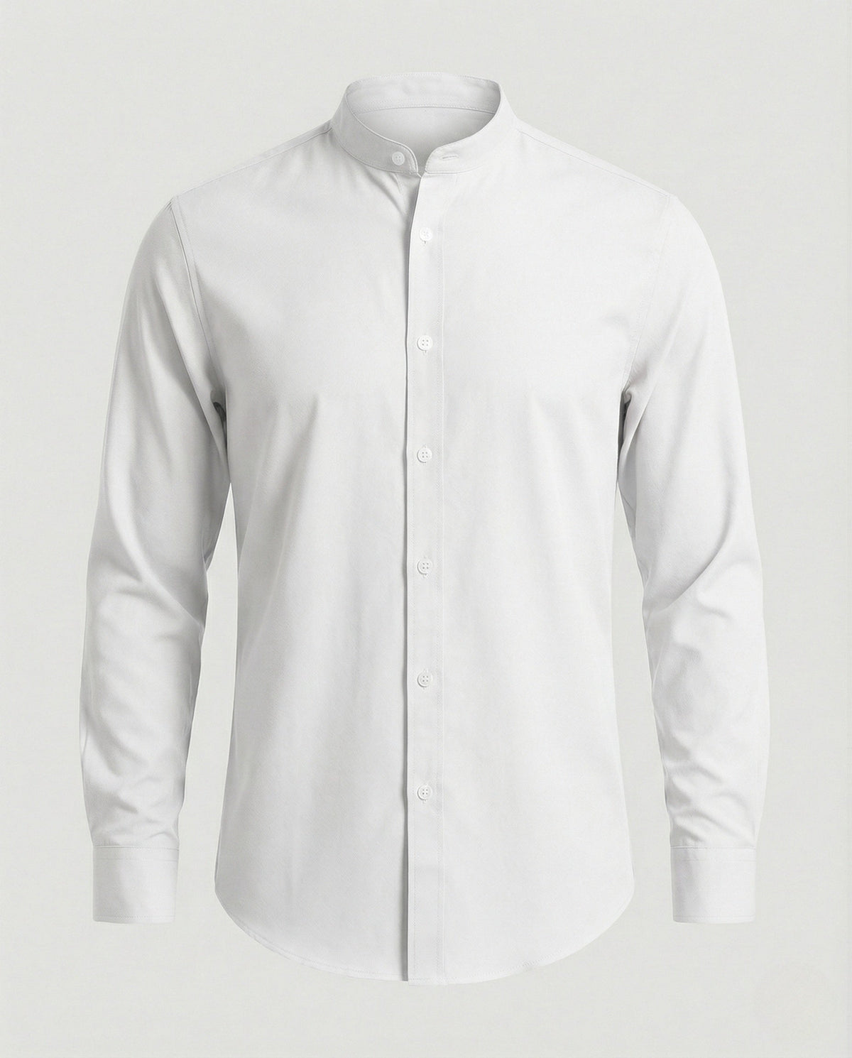 Men's Slim Fit Stand Collar Shirt