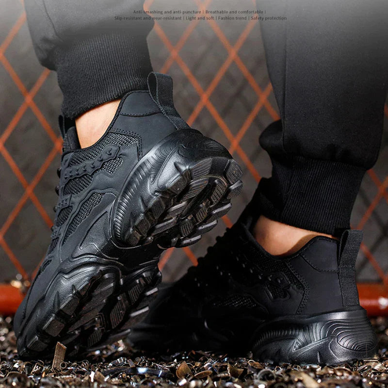 Men's Steel Toe Safety Shoes with Modern Design