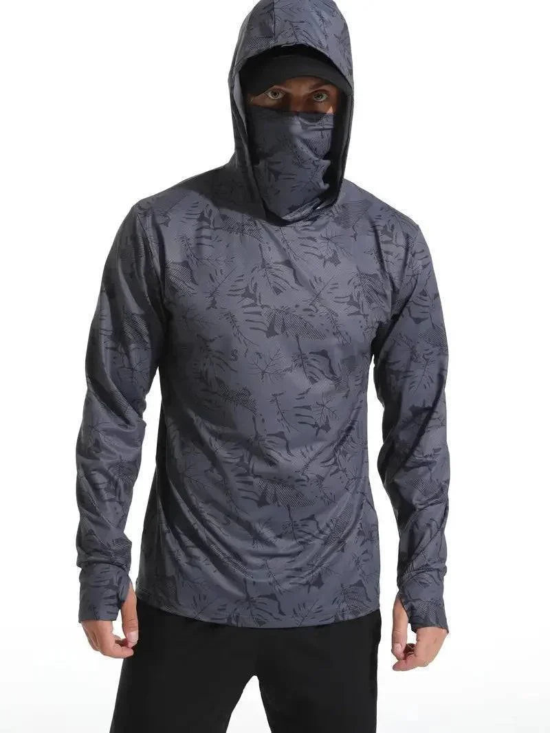 Men's UV Protection Quick-Dry Outdoor Performance Hoodie Shirt