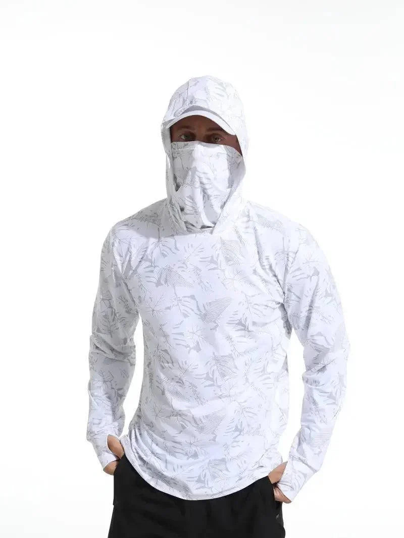 Men's UV Protection Quick-Dry Outdoor Performance Hoodie Shirt