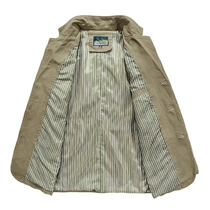 Men's Vintage Military Style Autumn Jacket