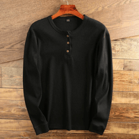 Men's Waffle-Knit Shirt - Fall Season