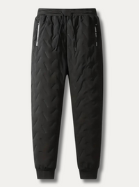 Men's Warm Fleece Sweatpants with Zipper
