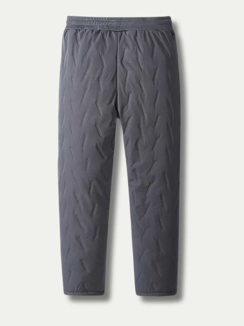 Men's Warm Fleece Sweatpants with Zipper