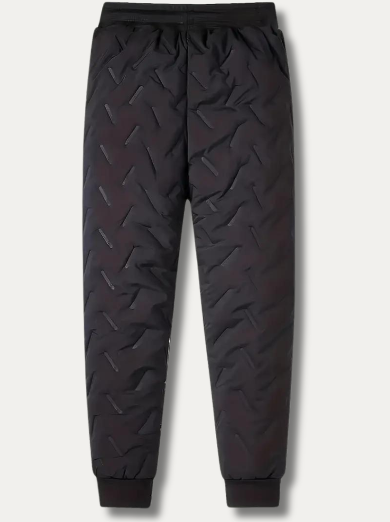 Men's Warm Fleece Sweatpants with Zipper
