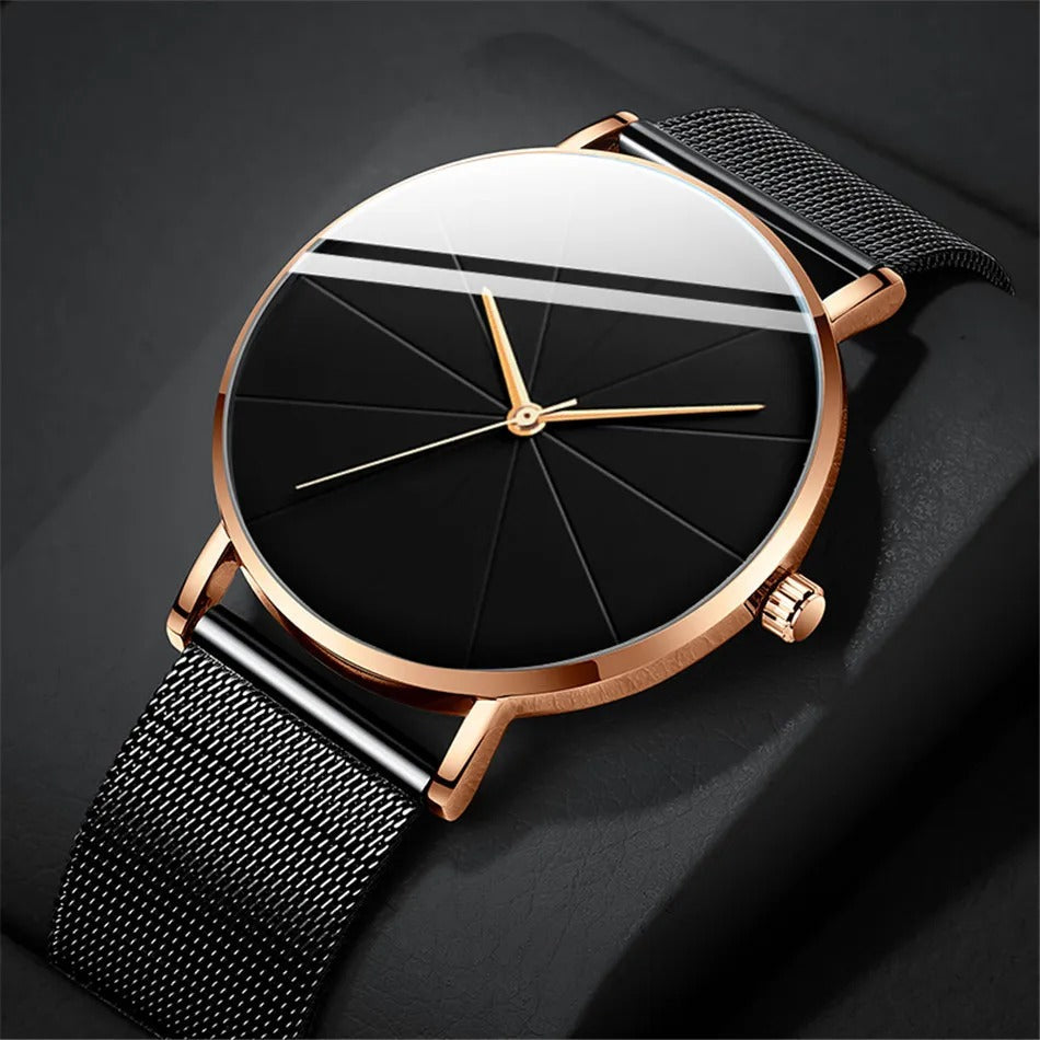 Men's Watch With Bold Dial Accents