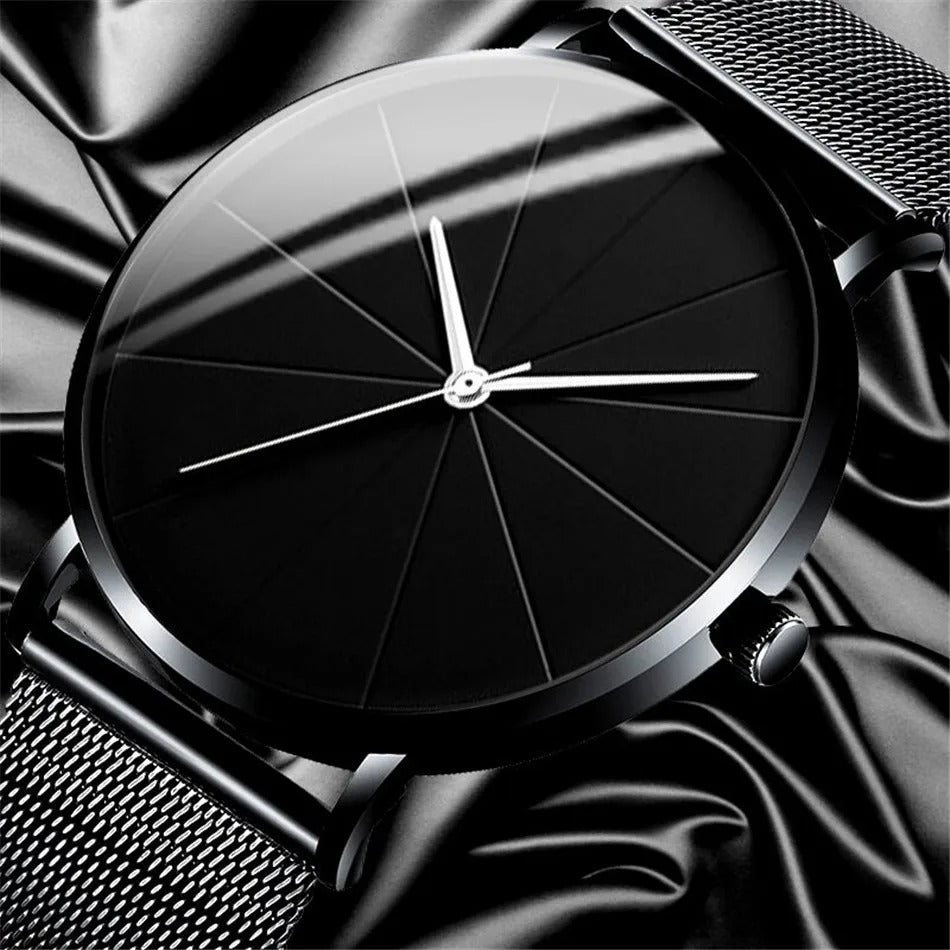 Men's Watch With Bold Dial Accents