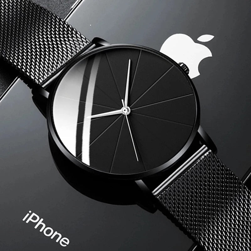 Men's Watch With Bold Dial Accents