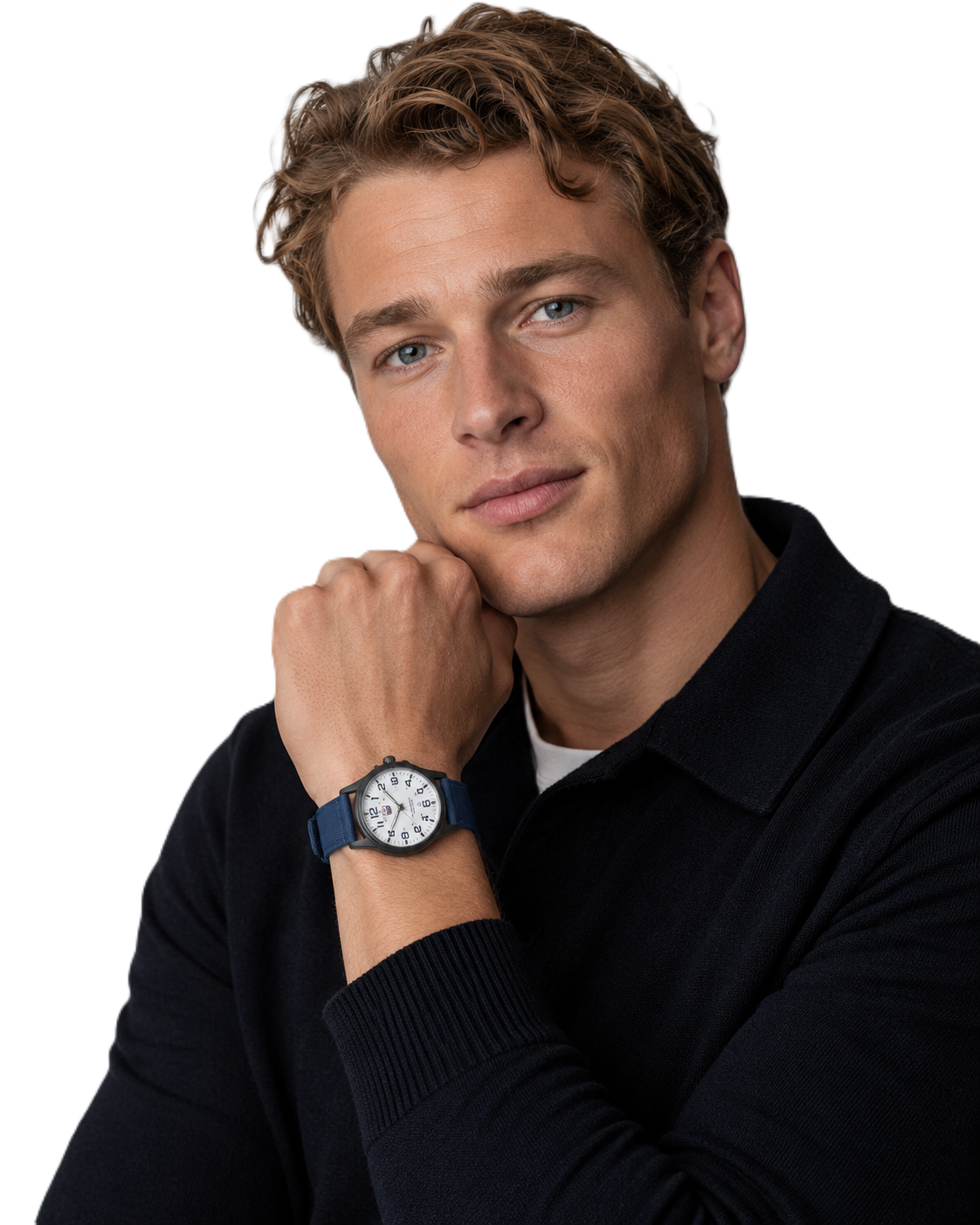 Men's Waterproof Tactical Military Watch with Stopwatch and Night Light