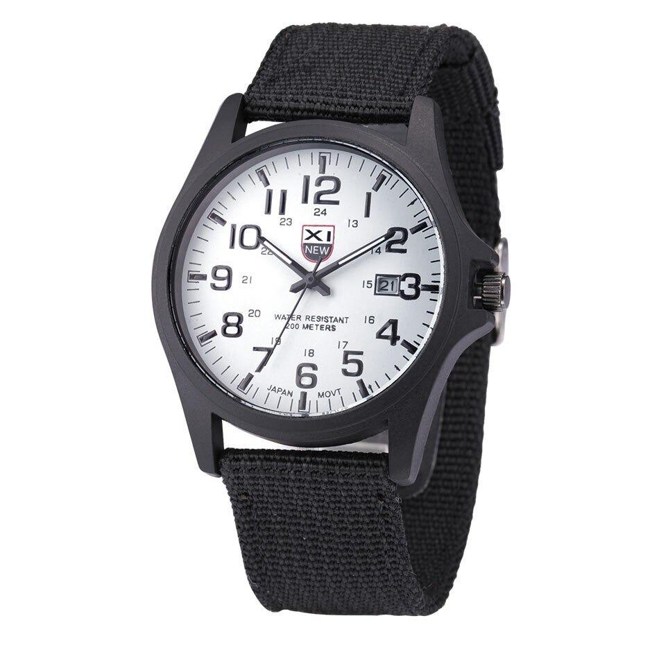 Men's Waterproof Tactical Military Watch with Stopwatch and Night Light