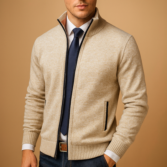 Men's Zipped Cardigan