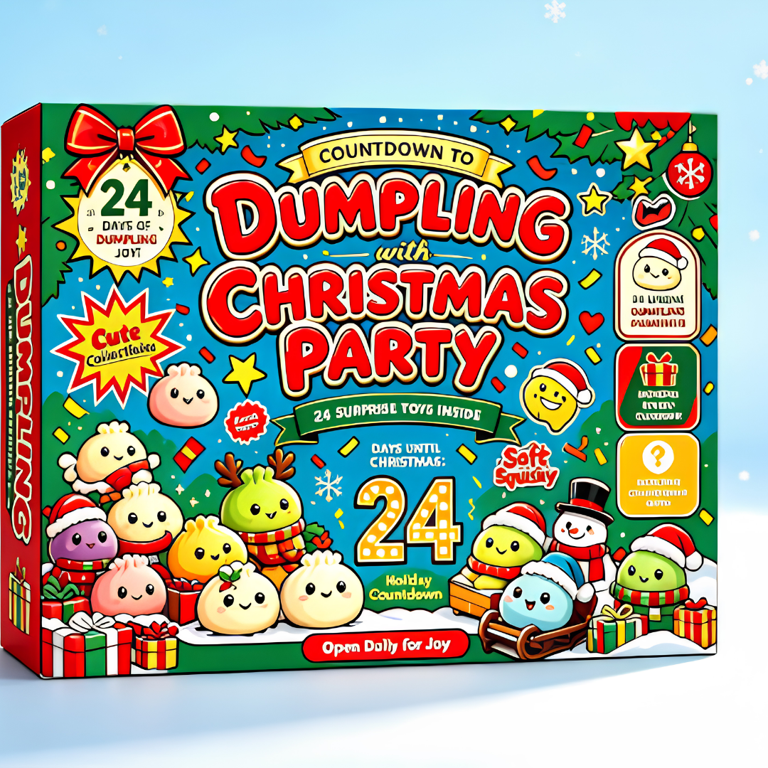 Mini Dumpling Squishy Surprise Christmas Advent Calendar
