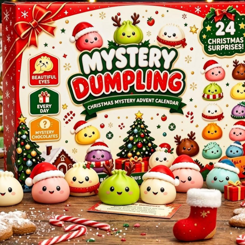 Mini Dumpling Squishy Surprise Christmas Advent Calendar