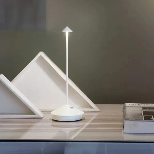 Minimalist LED Table Lamp - Waterproof & Dimmable Cordless Light