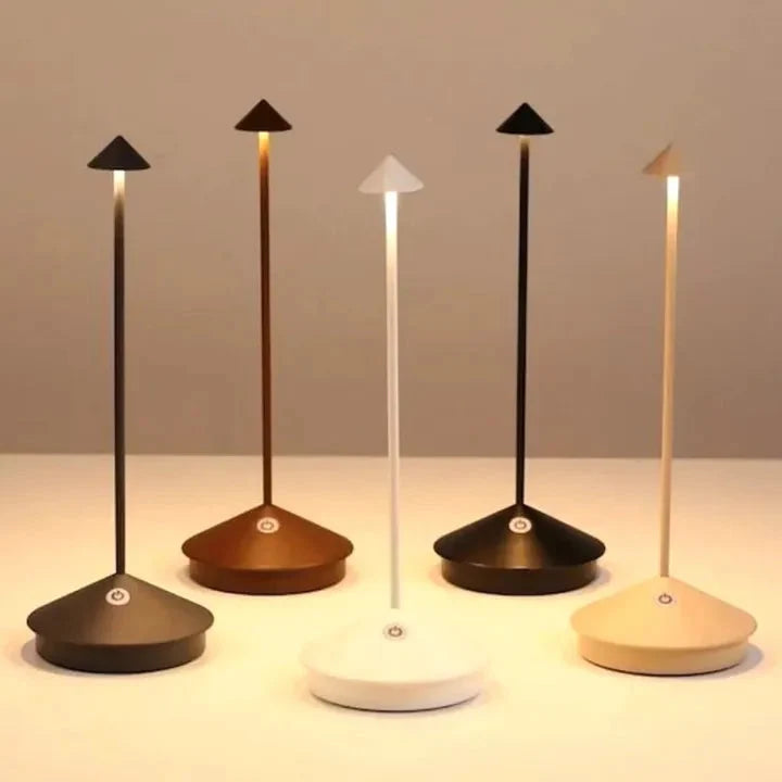 Minimalist LED Table Lamp - Waterproof & Dimmable Cordless Light