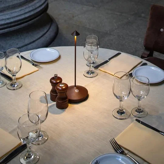 Minimalist LED Table Lamp - Waterproof & Dimmable Cordless Light