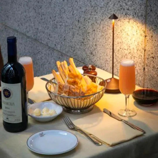 Minimalist LED Table Lamp - Waterproof & Dimmable Cordless Light