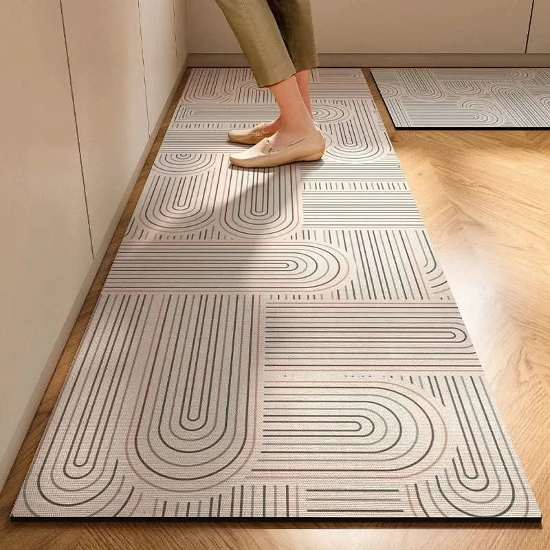 Minimalist Non-Slip Kitchen Floor Mat – Easy-Clean