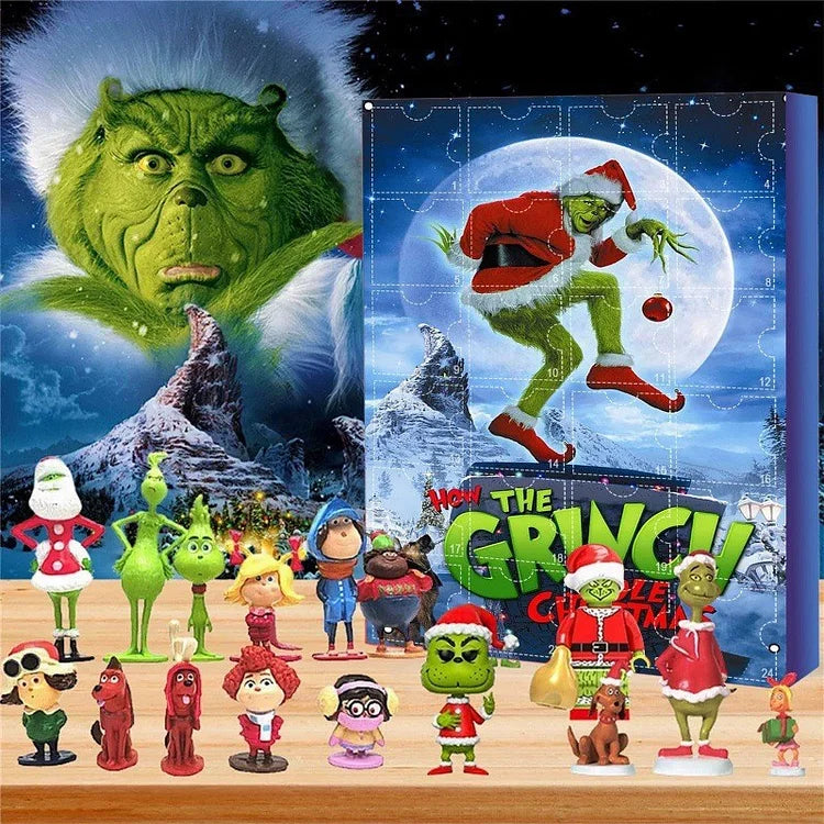 Monster Advent Calendar – Green Christmas Advent Calendar with Surprises
