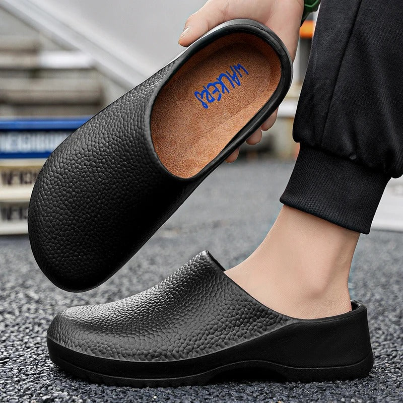 Non-slip chef work shoes for men