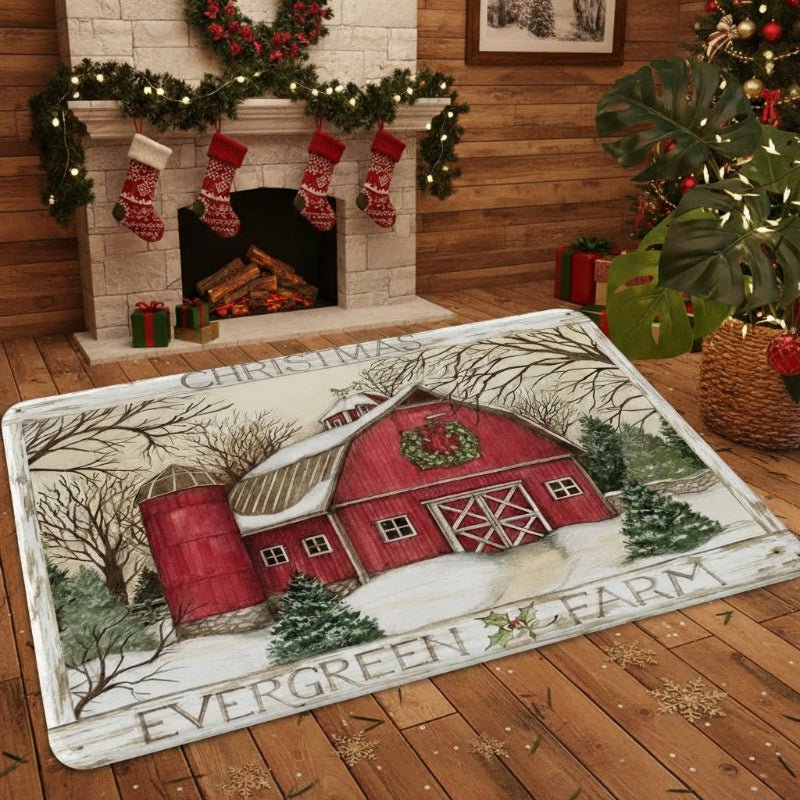 Non-Slip Christmas Doormat