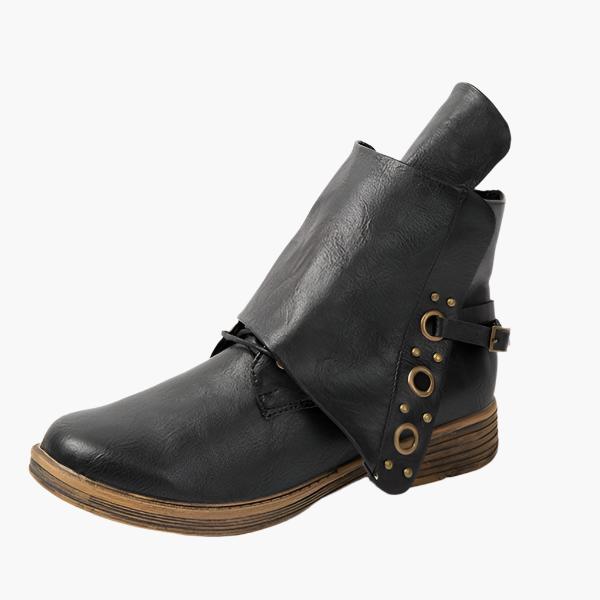 Non-Slip Side-Zip Ankle Boots