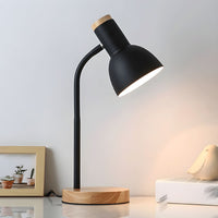 Nordic Style Table Lamp with Wooden Base