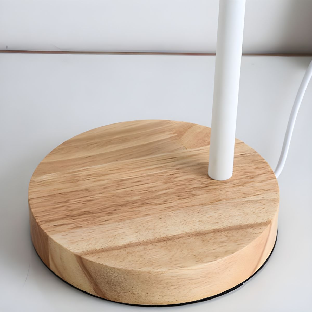Nordic Style Table Lamp with Wooden Base