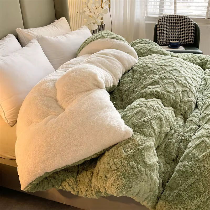 NylaWeave Lamb Cashmere Weighted Blanket Ultra Warm Winter