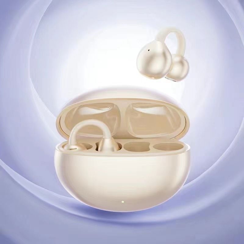 Open-Ear Bluetooth Earphones with AI Noise Cancellation