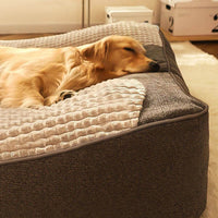 Orthopedic Dog Bed with Head Pillow