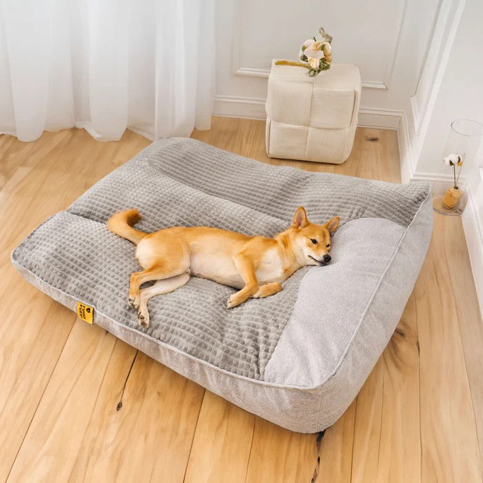 Orthopedic Dog Bed with Head Pillow