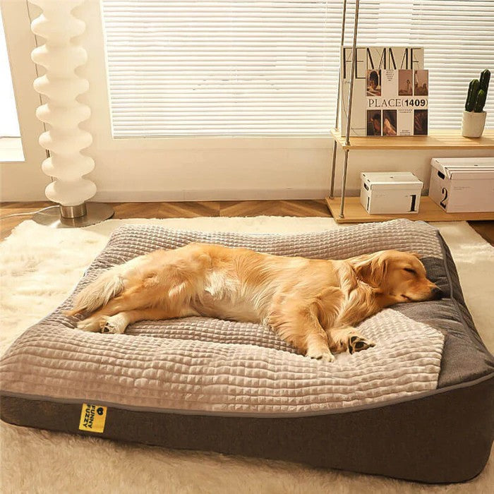 Orthopedic Dog Bed with Head Pillow