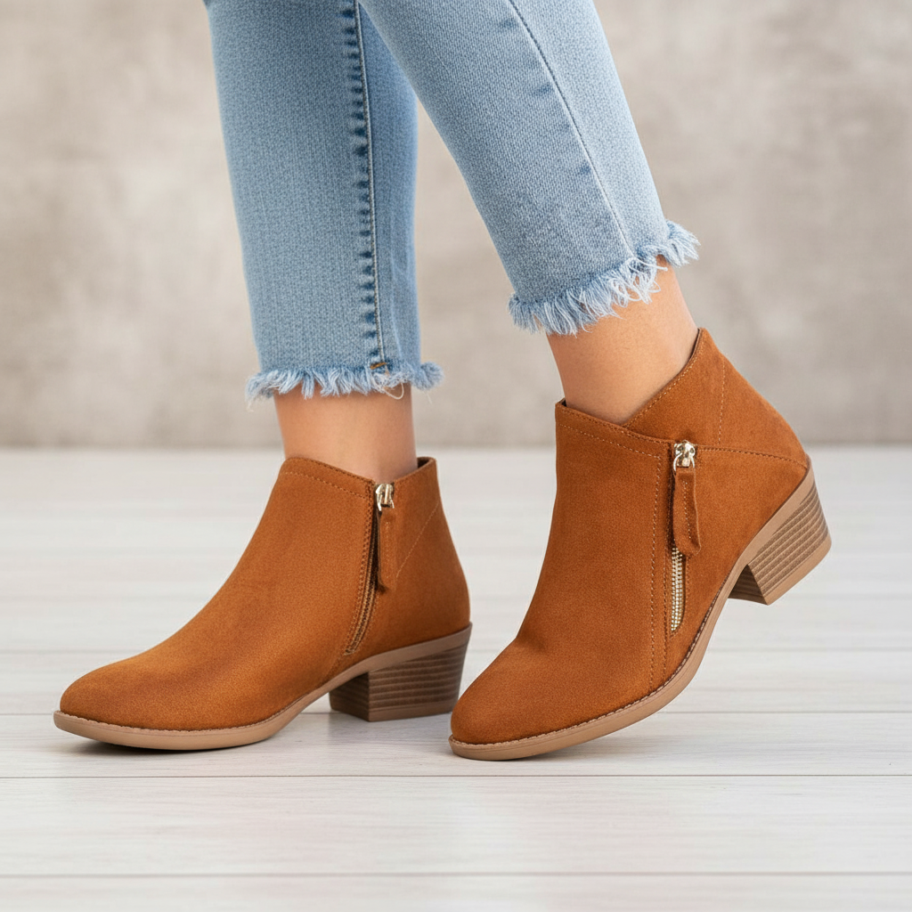 Orthopedic Leather Ankle Boots