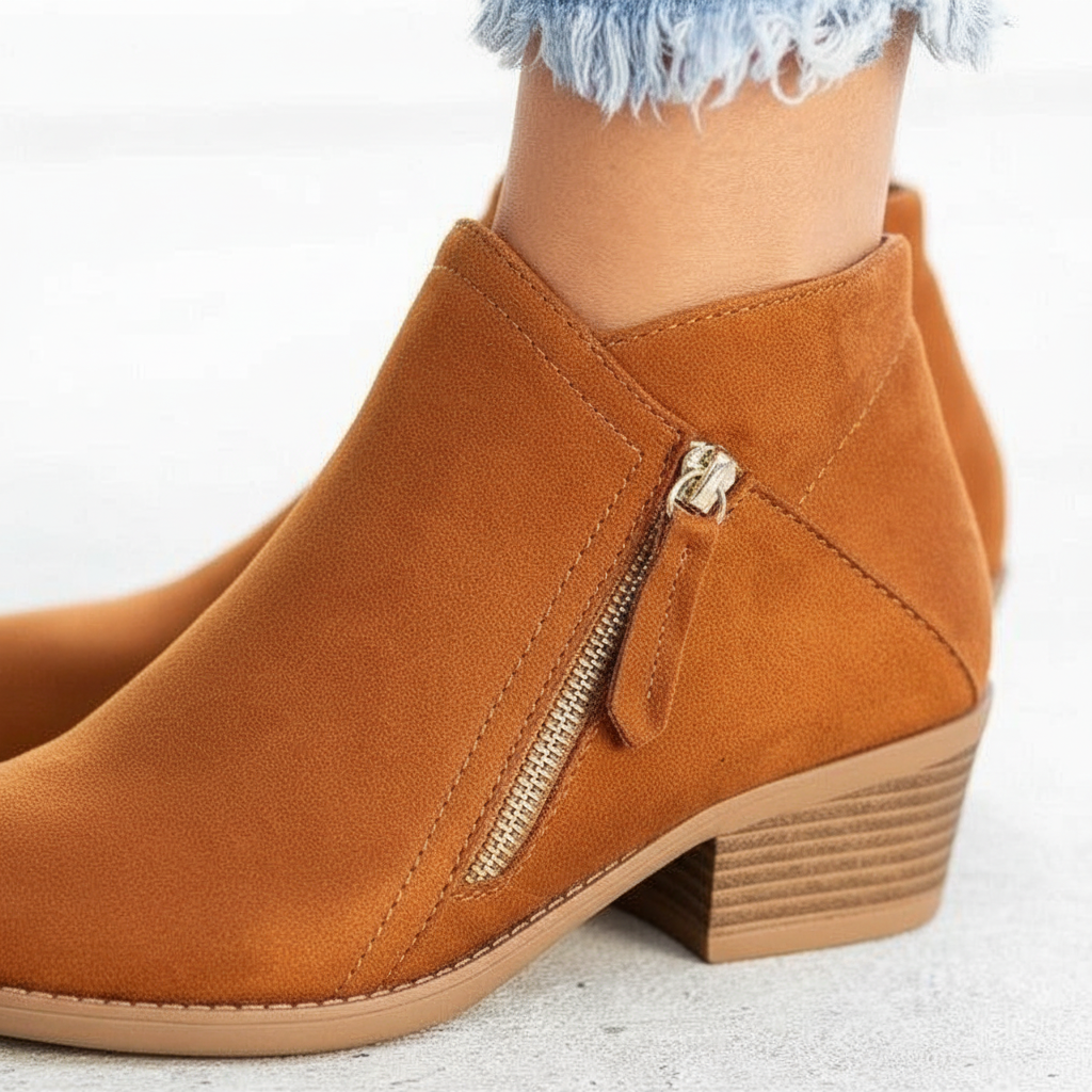 Orthopedic Leather Ankle Boots