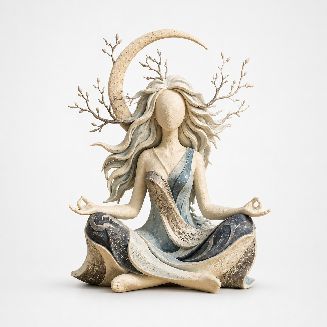 Painted Resin Figurine