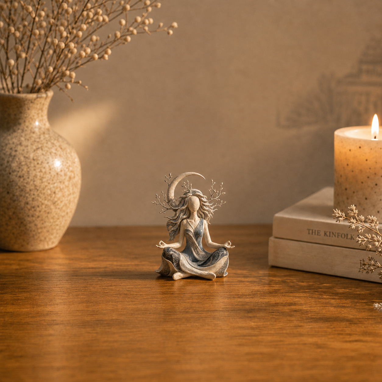 Painted Resin Figurine