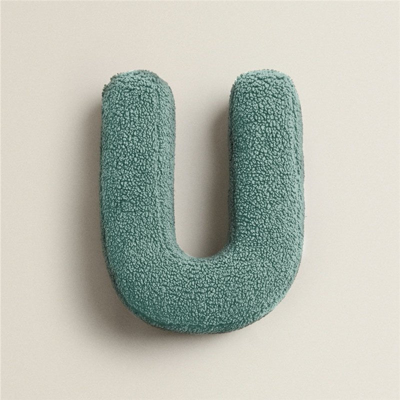 Plush Letter Pillow - Soft Letter Pillow for Bedroom and Children's Room